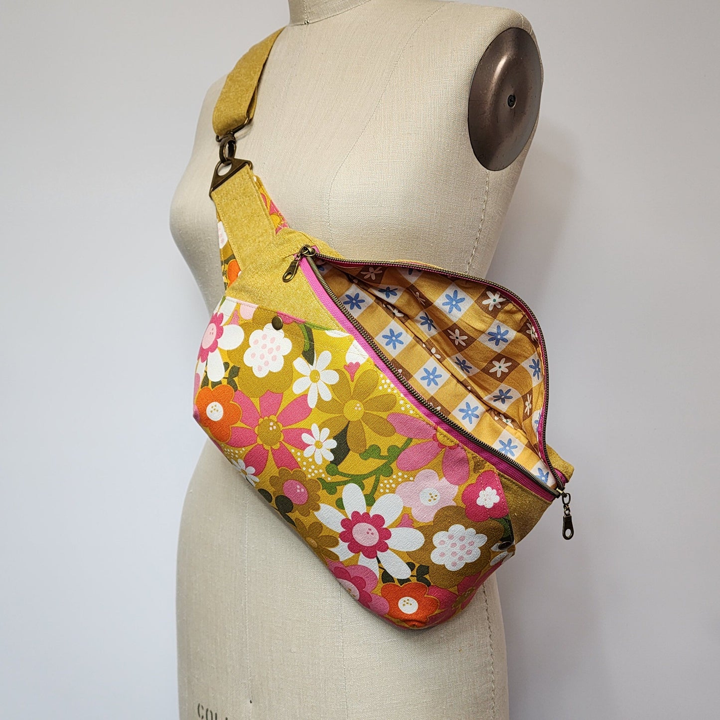 
                  
                    Bigger Fanny Pack in Joyful June Floral Pink
                  
                