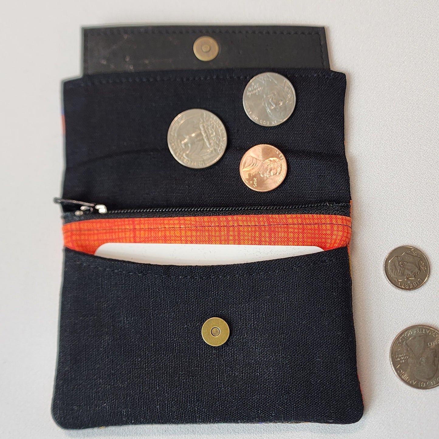 
                  
                    Card Wallet in Dark Floral
                  
                