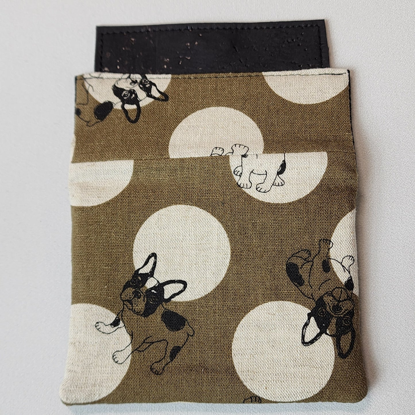 
                  
                    Card Wallet in Terriers on Khaki
                  
                