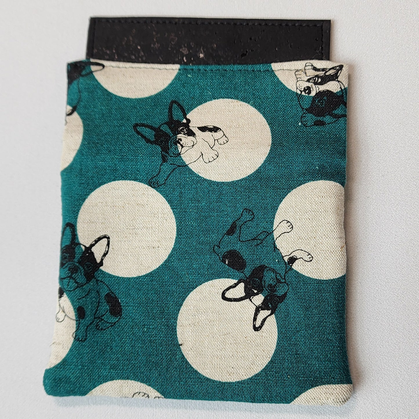 
                  
                    Card Wallet in Terriers on Teal
                  
                