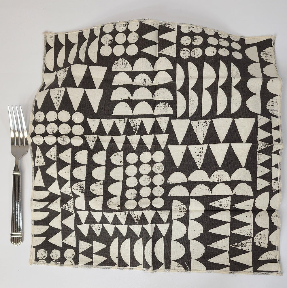 
                  
                    Dinner Napkin Set in Imprint Grey
                  
                