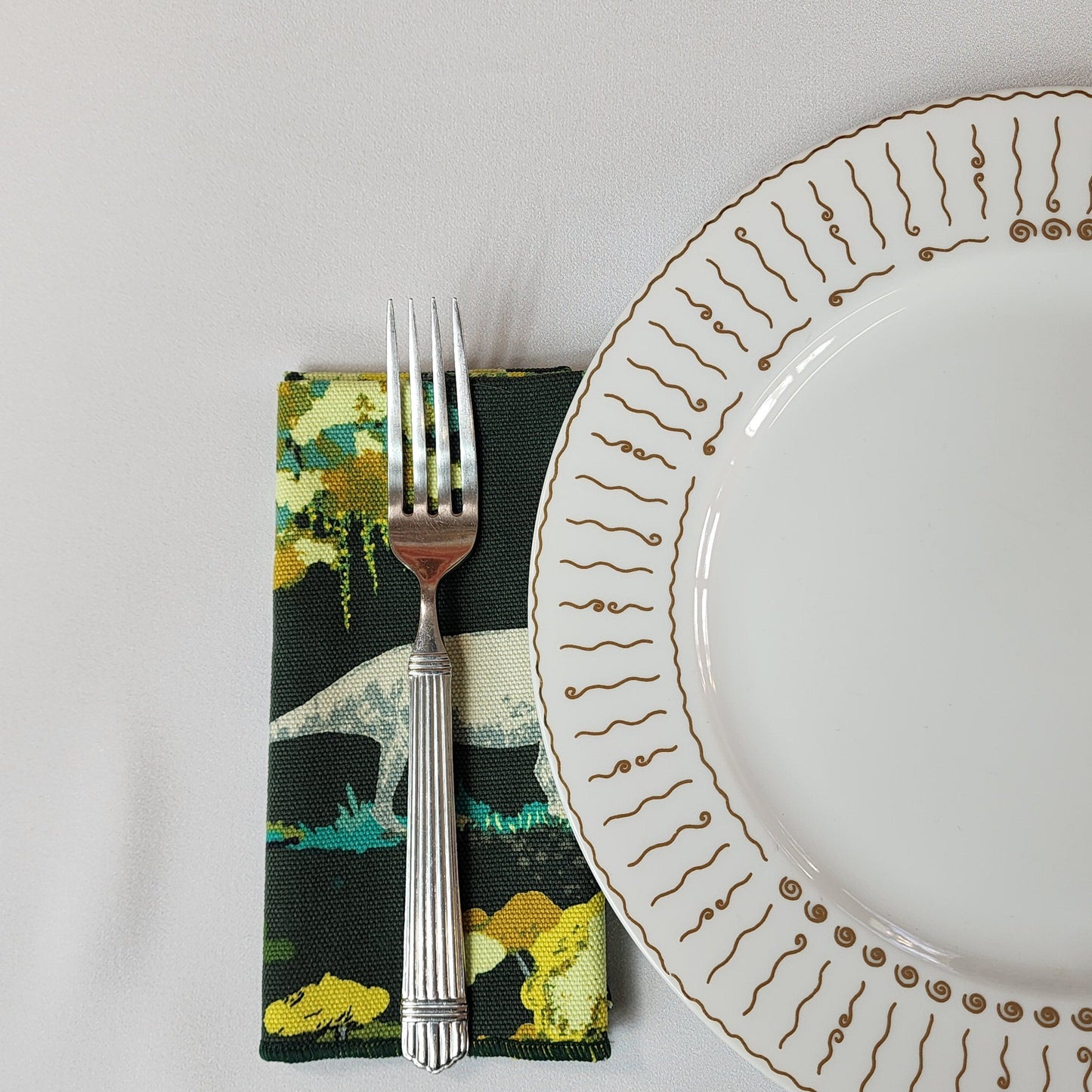 
                  
                    Dinner Napkin Set in Dinosauria
                  
                