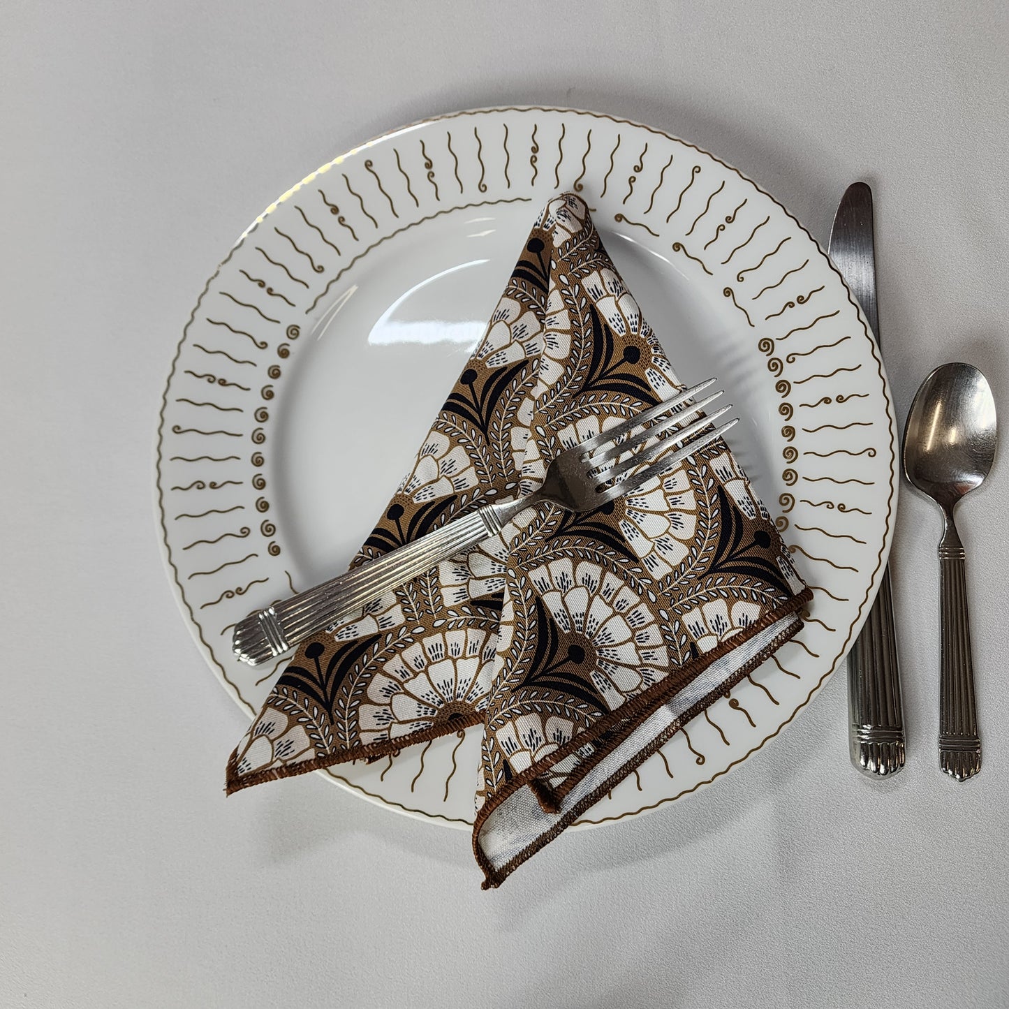 
                  
                    Dinner Napkin Set in Organic Cotton in Grassroots
                  
                