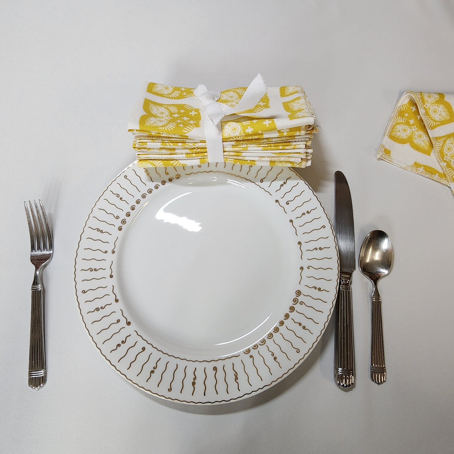 
                  
                    Dinner Napkin Set in Hus Hoot
                  
                