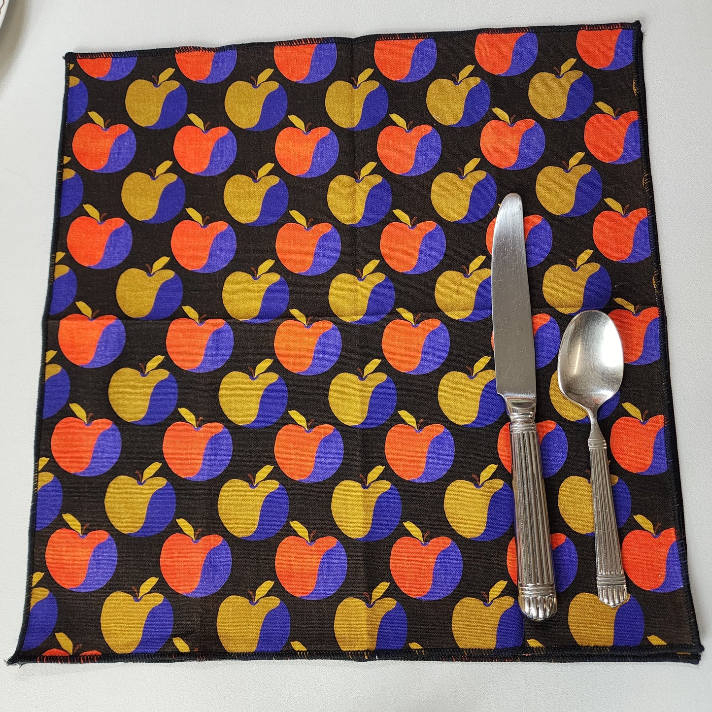 
                  
                    Dinner Napkin Set in Organic Cotton Spooky Hollow
                  
                