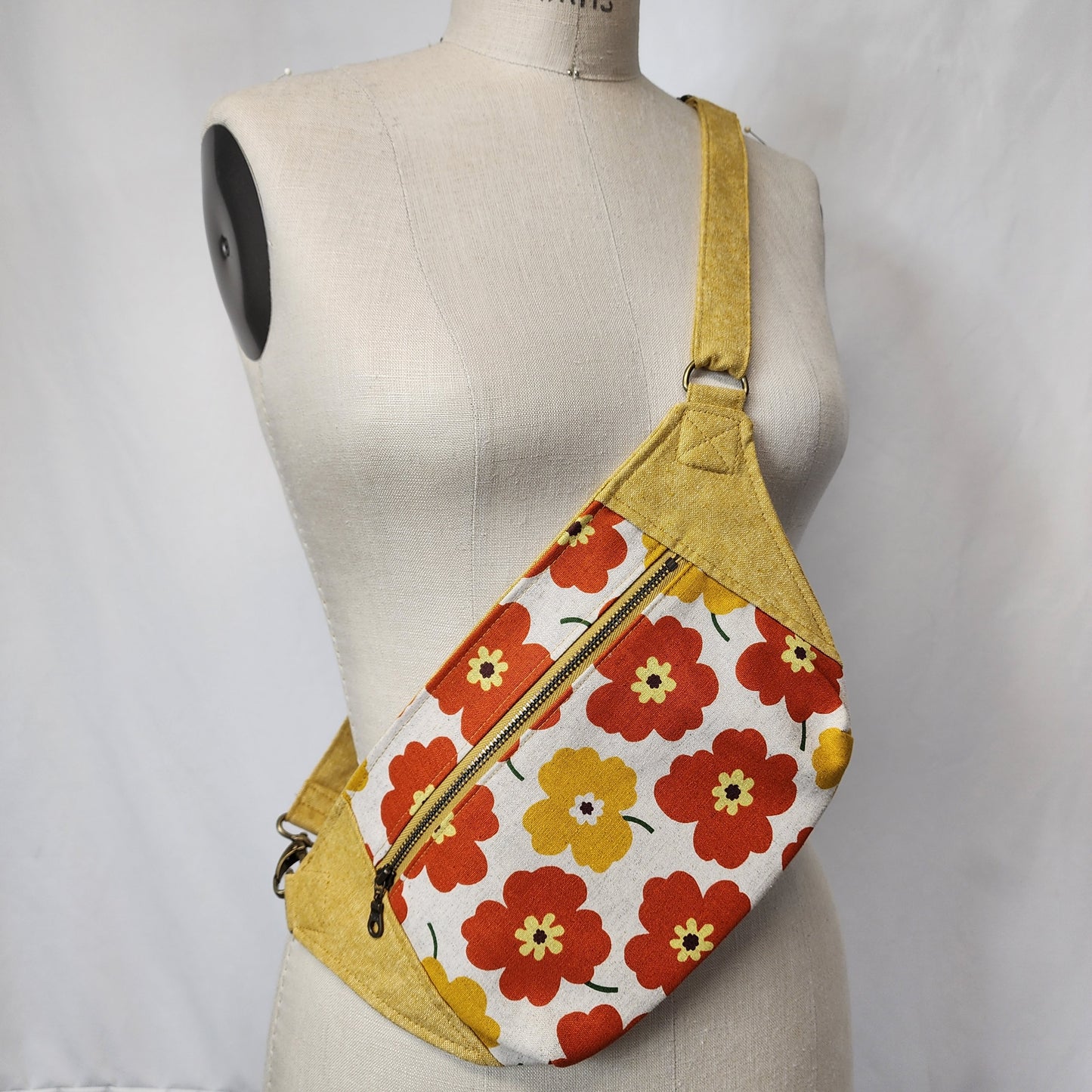 
                  
                    Fanny Pack in Orange and Yellow Retro Floral
                  
                