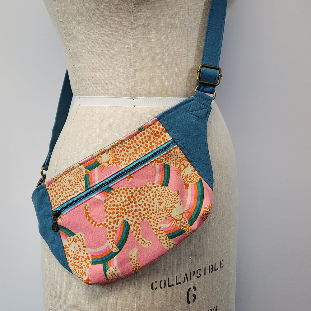 Fanny Pack in Rainbow Leopard