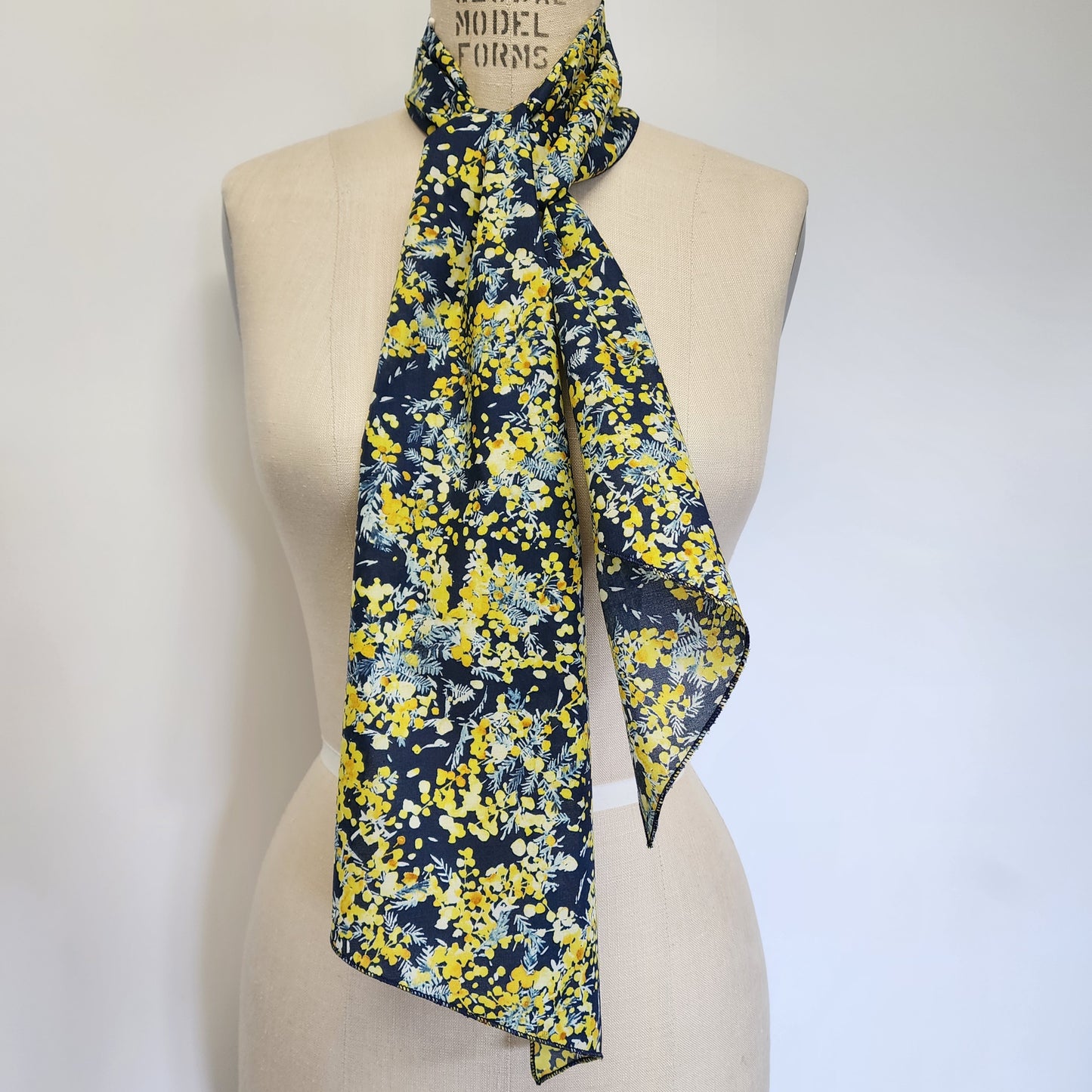 
                  
                    Long Cotton Lawn Scarf in Forsythia
                  
                