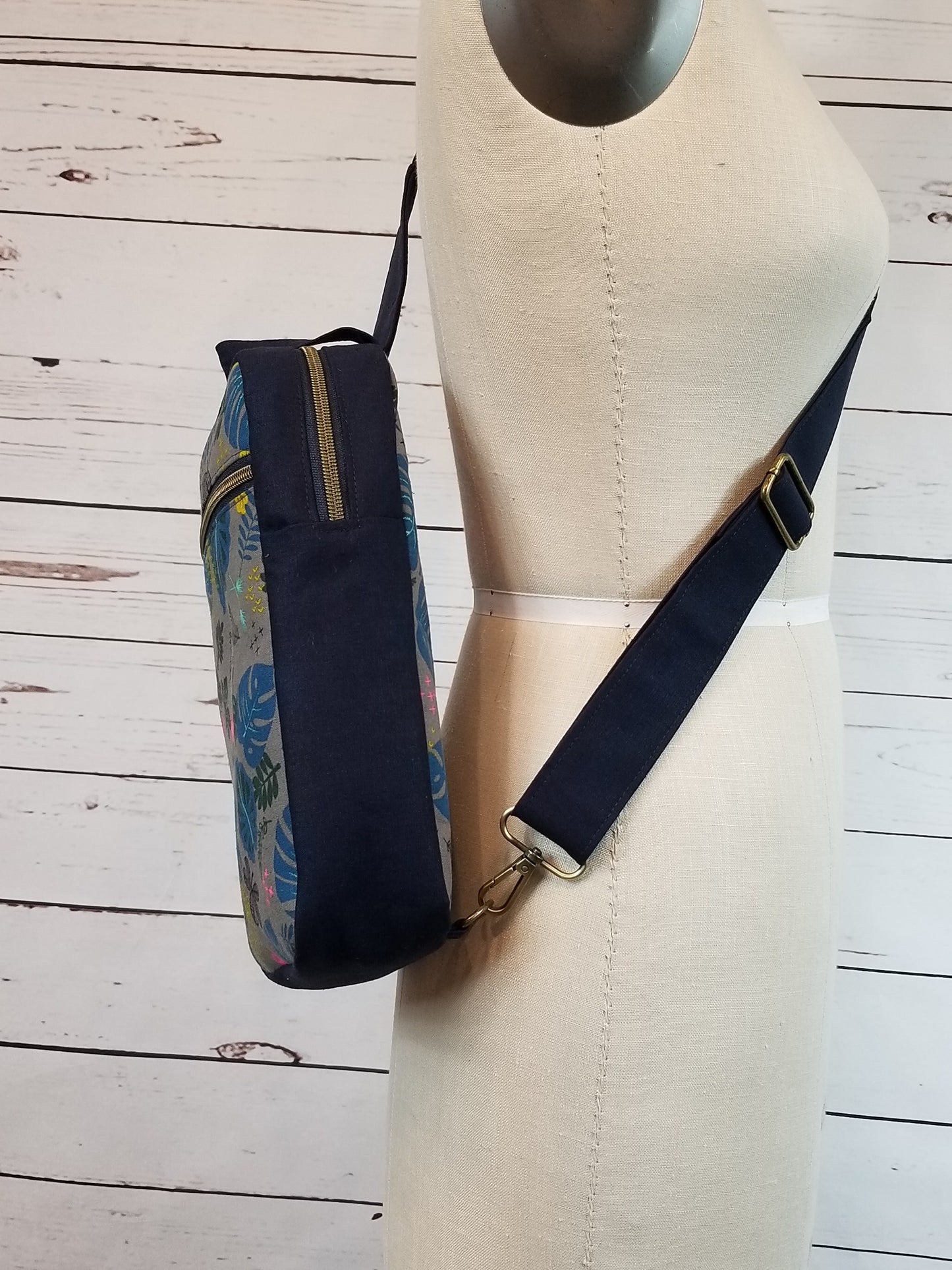 
                  
                    Sling Cross Body Bag in Tropical Macramé
                  
                