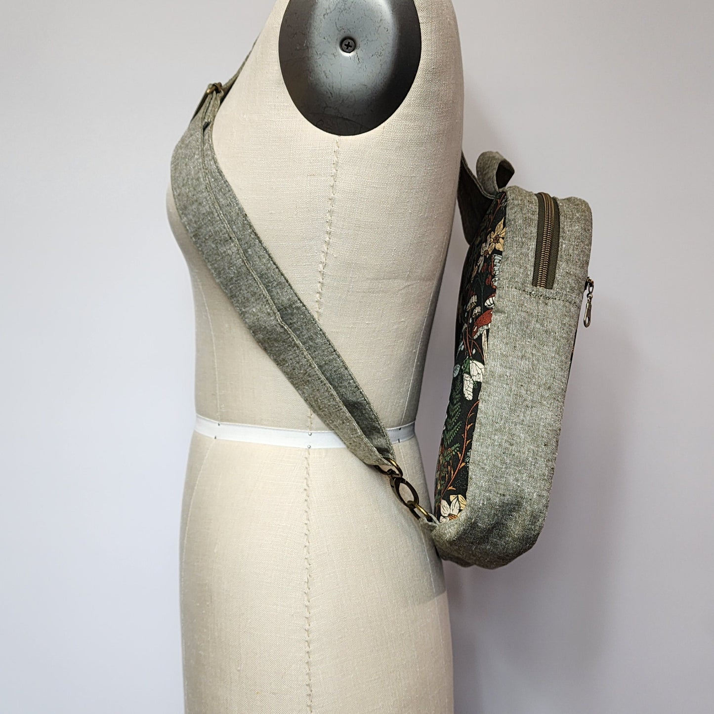
                  
                    Sling Cross Body Bag in Forest Flora Sage
                  
                