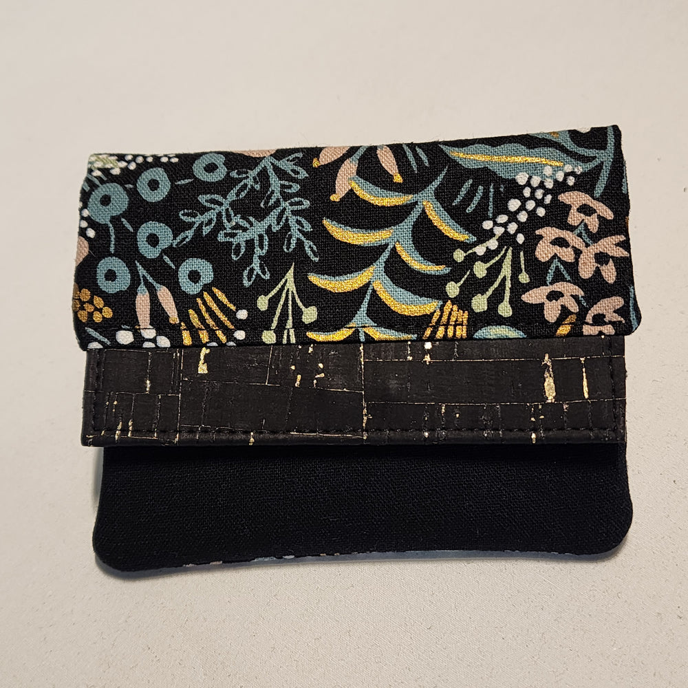 Tapestry in Black Card Wallet